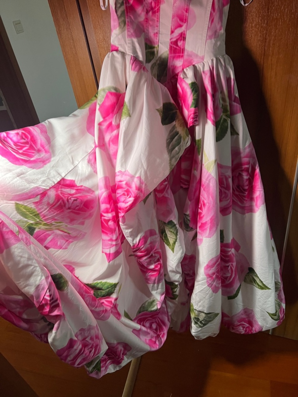 Aje Alani Rose Floral Print Corset Cotton Ball Gown AU4/US0 NWT - Picture 10 of 14